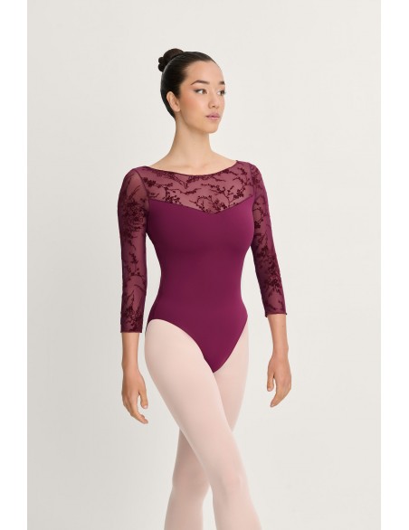 Justaucorps GINA - INTERMEZZO - Stanlowa Paris - 275 GRENAT