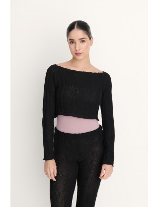 Crop Top en maille ISMENE - INTERMEZZO - Stanlowa Paris