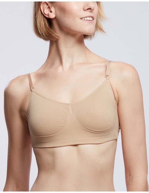 Soutien-gorge nude de danse invisible nude SILK - TEMPS DANSE - Stanlowa Paris